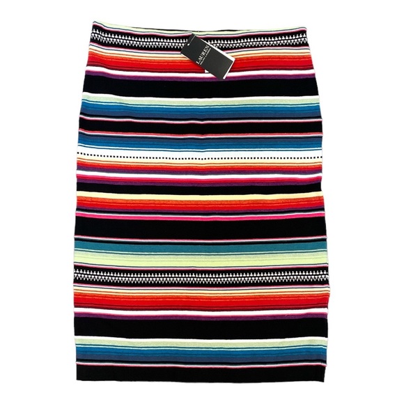 LAUREN RALPH LAUREN Striped Linen-Blend Pencil Skirt - NWT - Picture 6 of 6